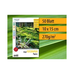 Papier photo brillant 50 feuilles 10x15 cm 270g 9600dpi