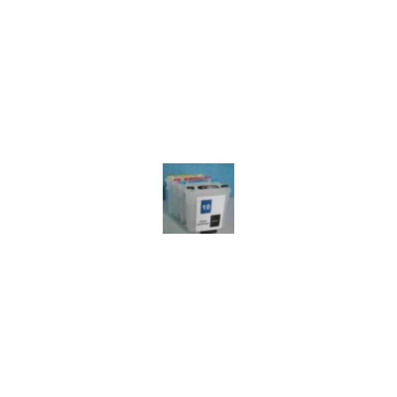 HP10+82: kit  de cartouches compatibles rechargeables vides 