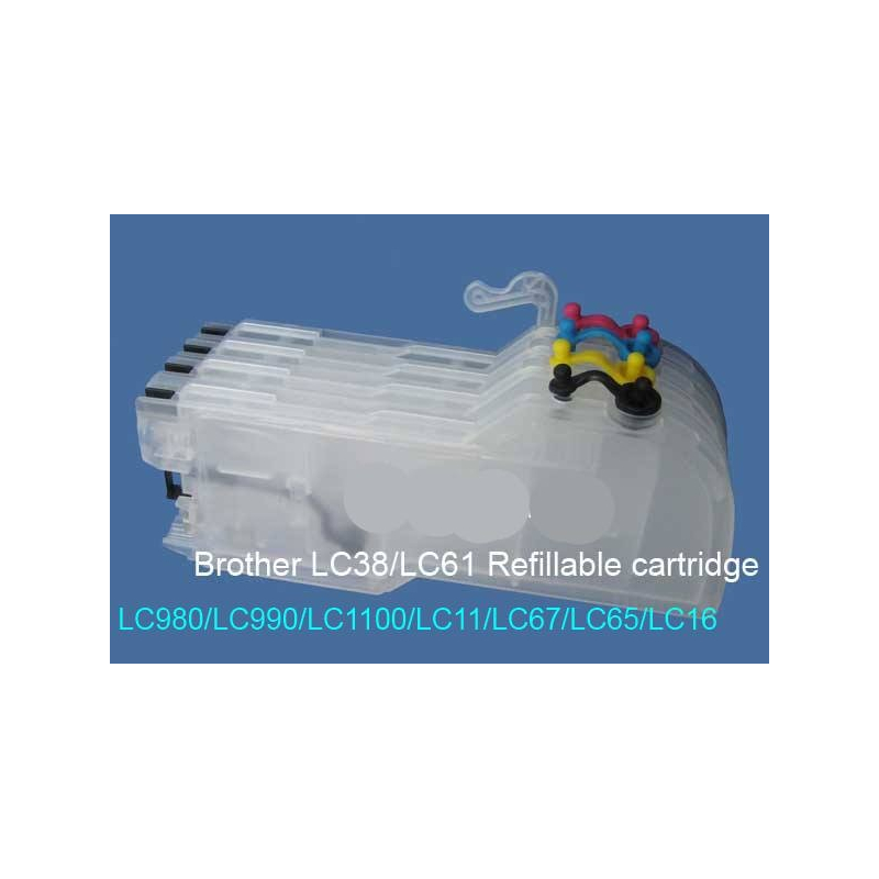 LC 980/1100: empty high capacity refillable cartridges for Brother