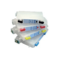 T1590-1599: 8 lege navulbare inktcartridges met auto-reset chip