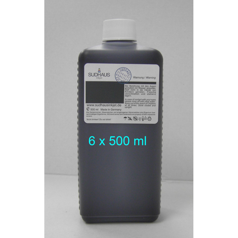 6 x 500ml compatible ink for Canon pgi520/525 and CLI521/526 printers