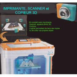 3D-PRINTER met scanner, software