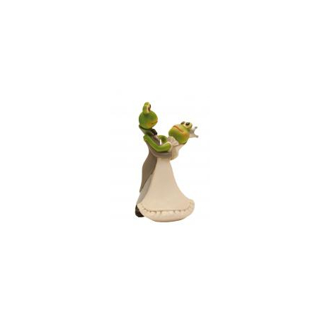 Figurine 13 cm mariage couple grenouille