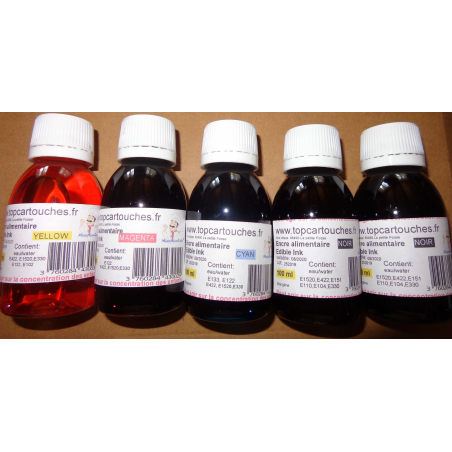 5x100 ml Canon alimentaire encre