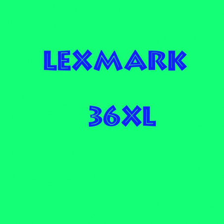 Lexmark 36XL black, compatible cartridge