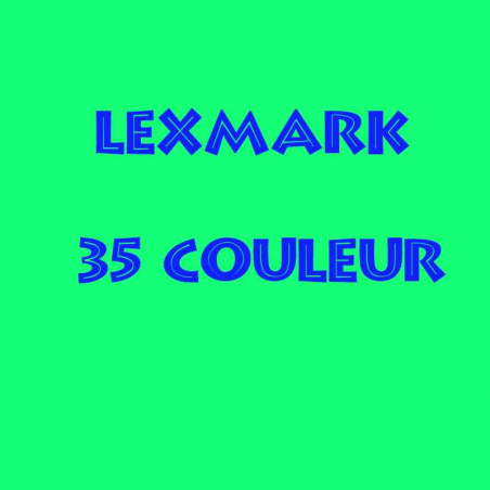 Lexmark 35 couleur, cartouche compatible