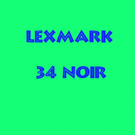 Lexmark 34 black, compatible cartridge