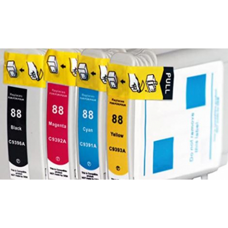 HP88xl: 4 compatibele cartridges