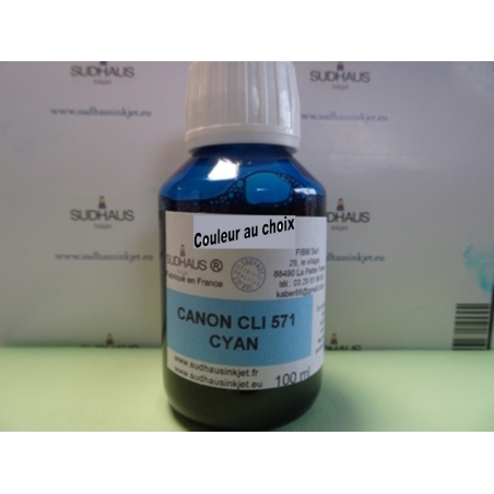 100 ml encre SUDHAUS compatible pour imprimantes Canon  CLI521/526