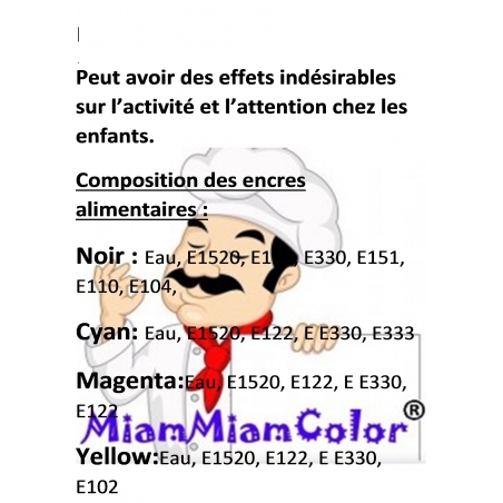 PGI570/571:6 Lebensmittelkartuschen, verpackt von FIBM France