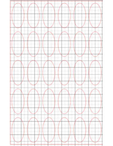 14 feuilles azyme prédécoupé 23x47mm